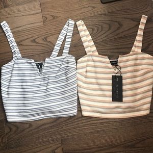 2 dynamite cropped tank tops